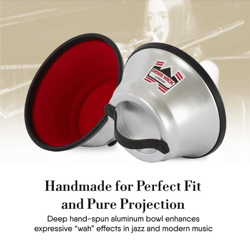 Denis Wick Plunger Mute for Trombone, 5511 - Extra Large Plunger Mute with Red Pure Coat Finish - Jazz Accessories Ideal for Trombone Practice and Performance - 8.27 x 6.69 x 6.69 inches - Image 5